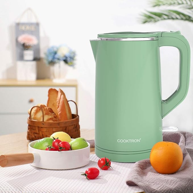 Hervidor eléctrico COOKTRON 1.7L silencioso verde miniatura 10