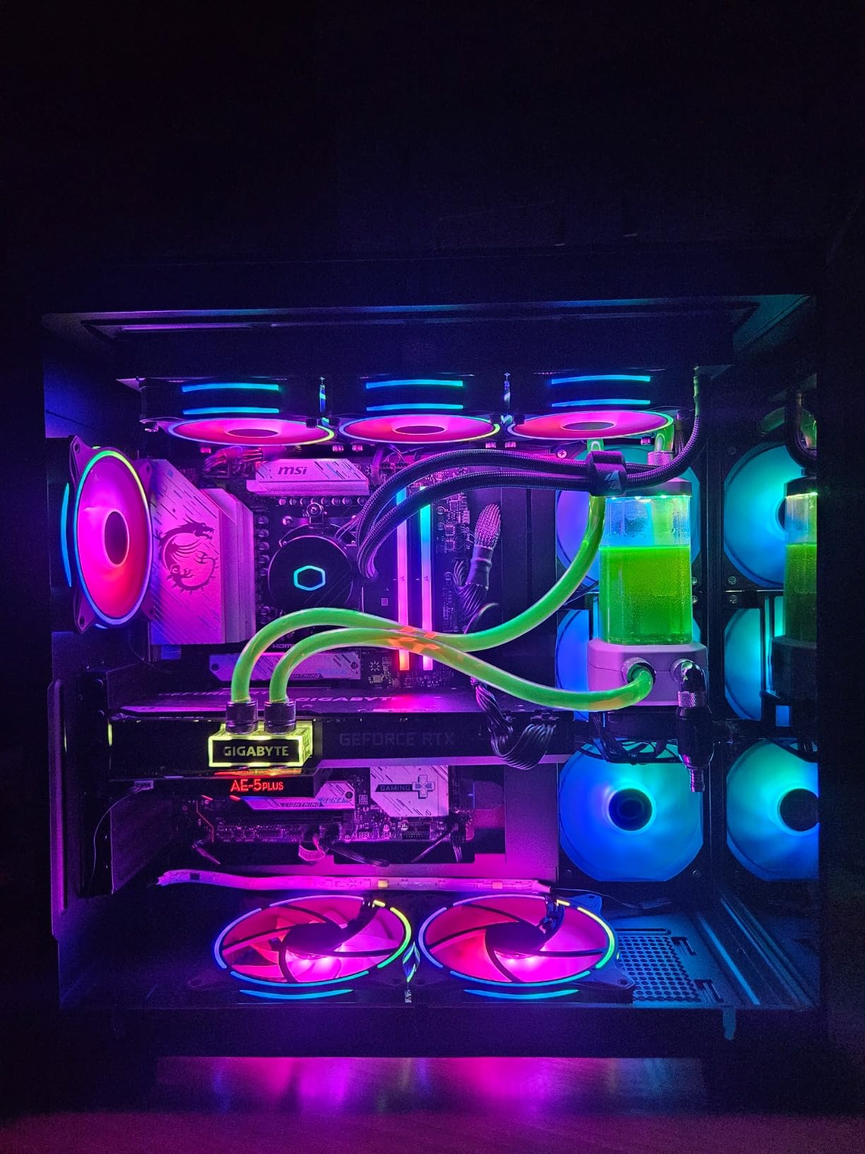 NZXT H9 Elite Case per PC gaming mid-tower ATX a doppia camera, Include ...
