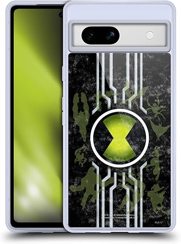 Head Case Designs Officially Licensed Ben 10 Alien Force Omnitrix Graphics Soft Gel Case Compatible with Google Pixel 7a