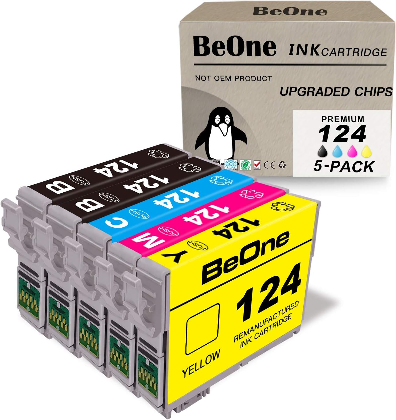 epson 124 black ink cartridge