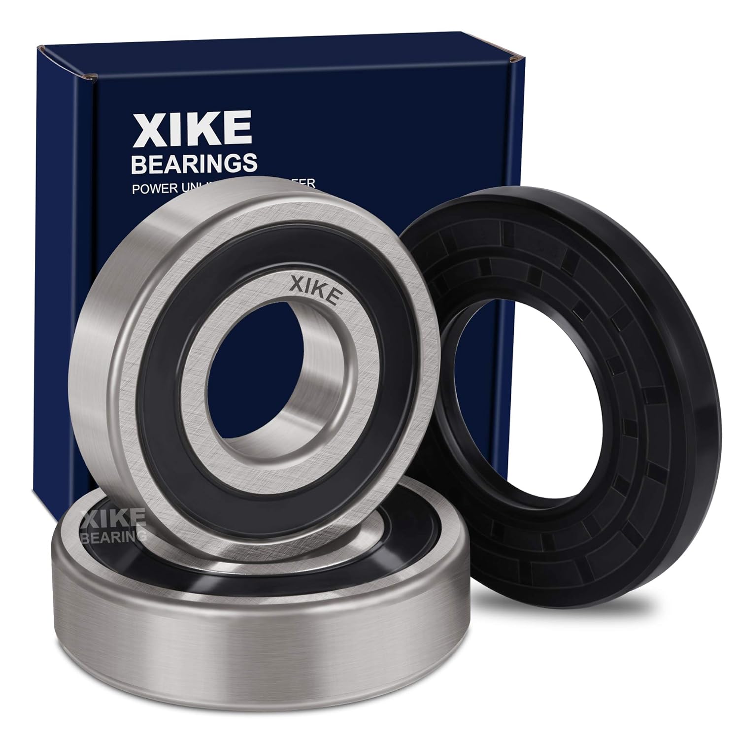 XiKe W10285625 Front Load Washer Tub Bearing ＆ Seal Kit, Rotate Quiet and Durable Replacement for Whirlpool, Maytag, Amana, Inglis, 1552638, PS2373033 and W10200751 Etc.
