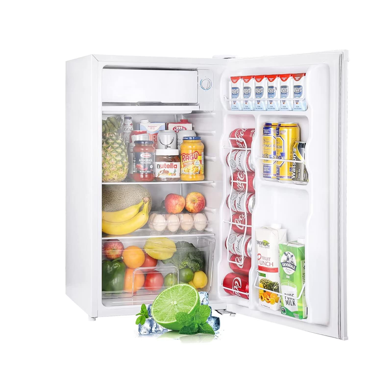 Boykay 3.2 cu ft Compact Freezer Black