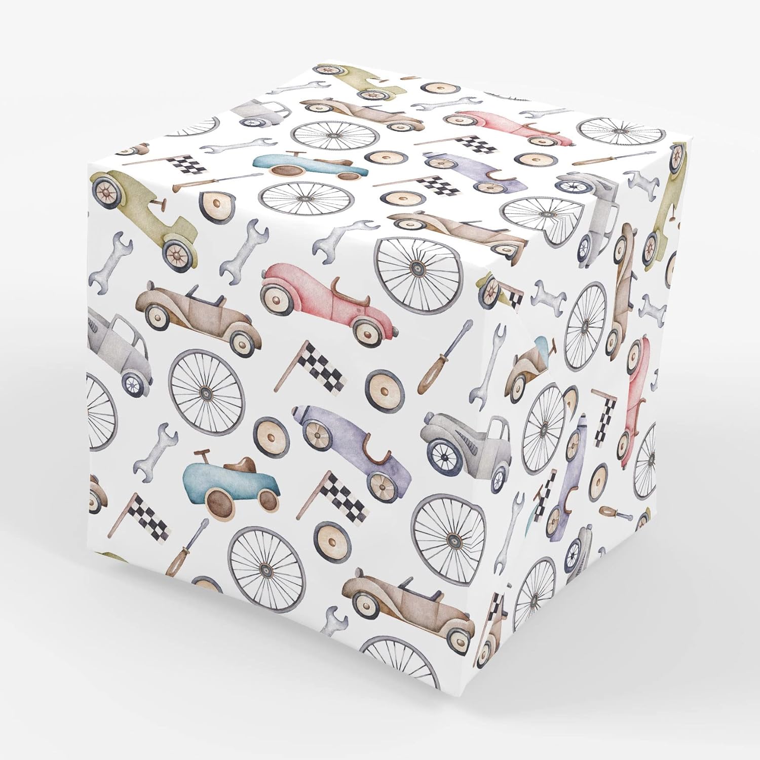Buy Race Car Birthday Gift Wrapping Paper Folded Flat 30 x 20 Inch