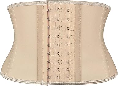 Atbuty Super Short Torso Waist Trainers Cincher Corset Tummy Shaper Slimming Latex Trimmer Girdle At Amazon Women S Clothing Store