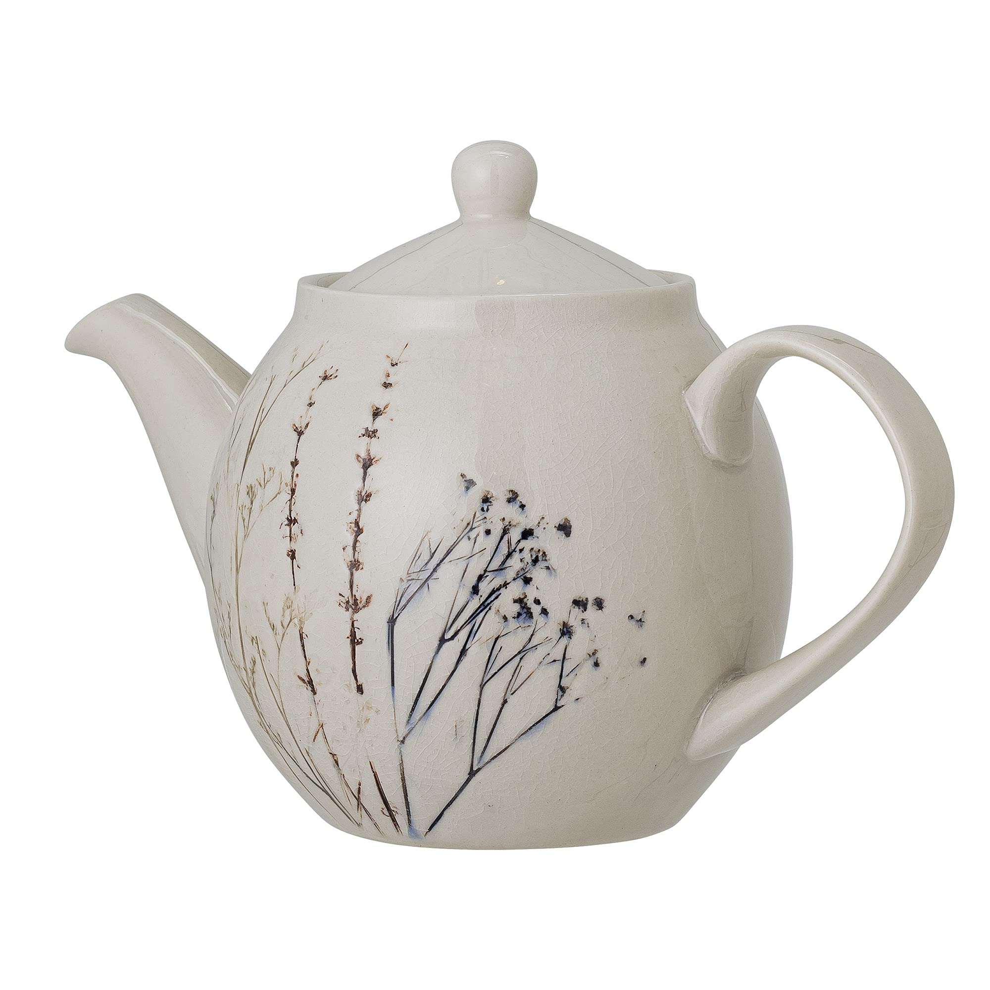 Bloomingville Bea Natural Ceramic Teapot, D13,5xH17 cm - Image 2