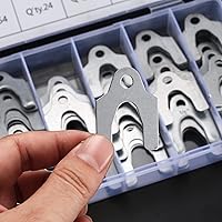 Vista 4 de Juego surtido de 150 piezas de cuñas de alineación automática, espaciadores de alineación de automóvil, 1/16" 1/64" 1/32" 1/8