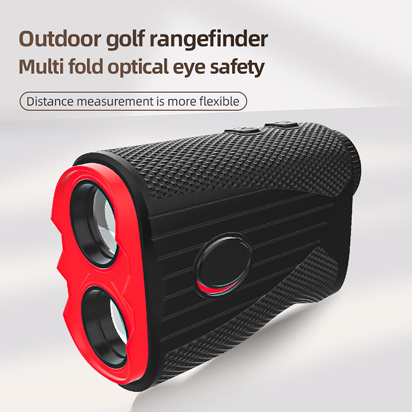 Telémetro De Golf Recargable con Función De Encendido Y Apagado De Pendiente, Aumento De 7X, 3-1200 Yardas, Precisión De ±0,1 Yardas, Bloqueo De Bandera Y Banda Magnética para Uso