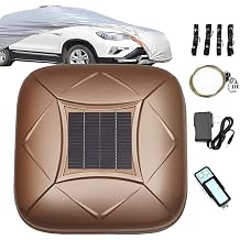 Car Cover Solar Charging,Solar Charging Smart Car Cover,Solar Automatic Car Cover with Remote Control, Solar Charging & Remote Control, Automatic Retractable, Outdoor/Indoor Use Gold-3L