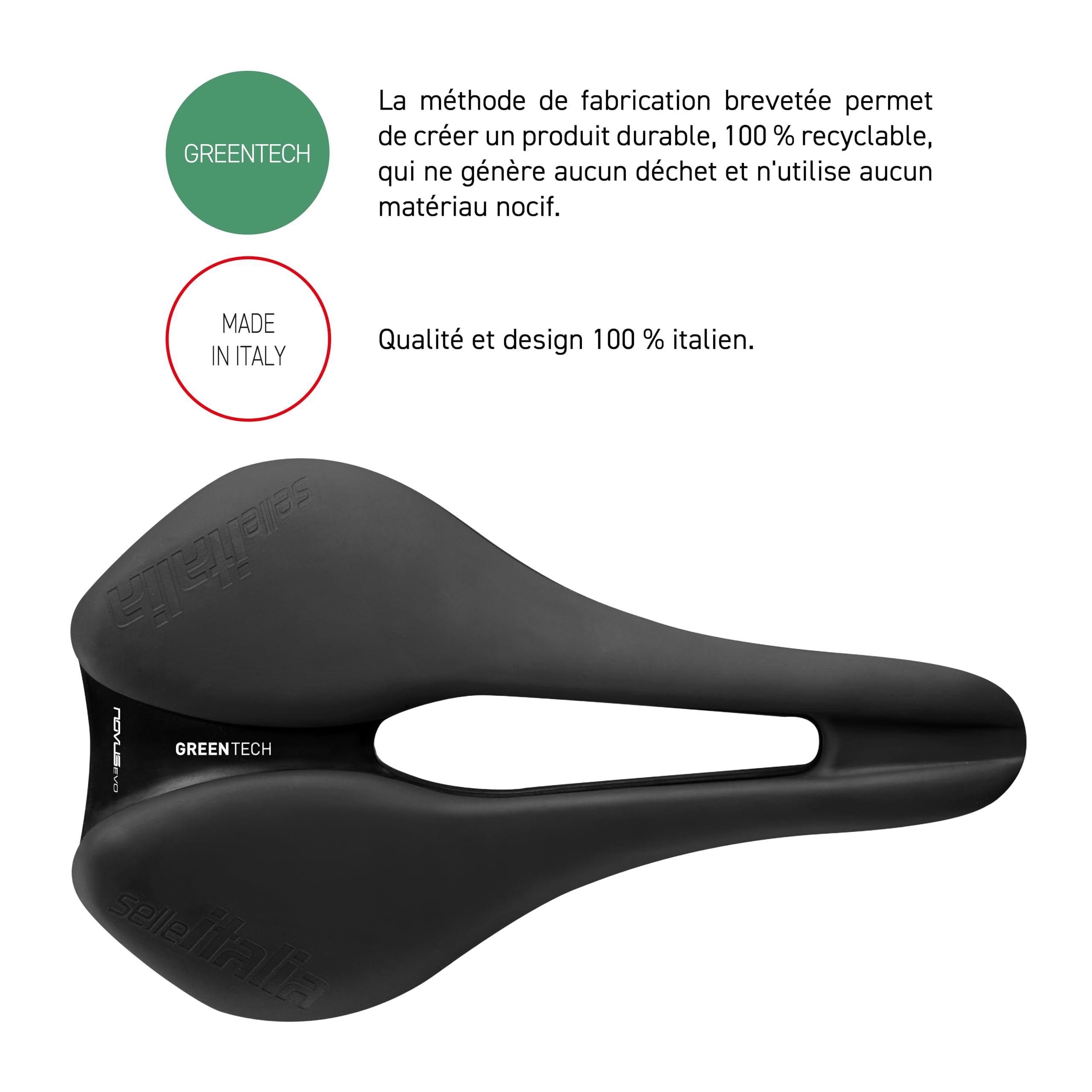 Sella 145x245mm NOVUS BOOST EVO SPORT GREENTECH