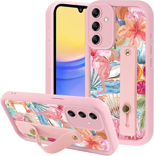 Yomjew Cute Summer Tropical Fruit Seashell Phone Case for Samsung Galaxy A15 5G 