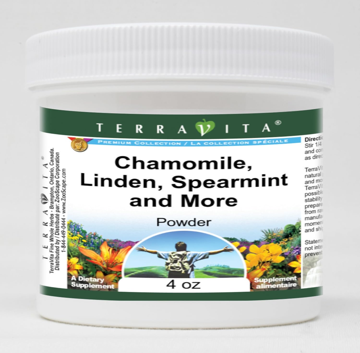 Terravita Chamomile, Linden, Spearmint and More Powder (4 oz, ZIN: 511910) - 3 Pack