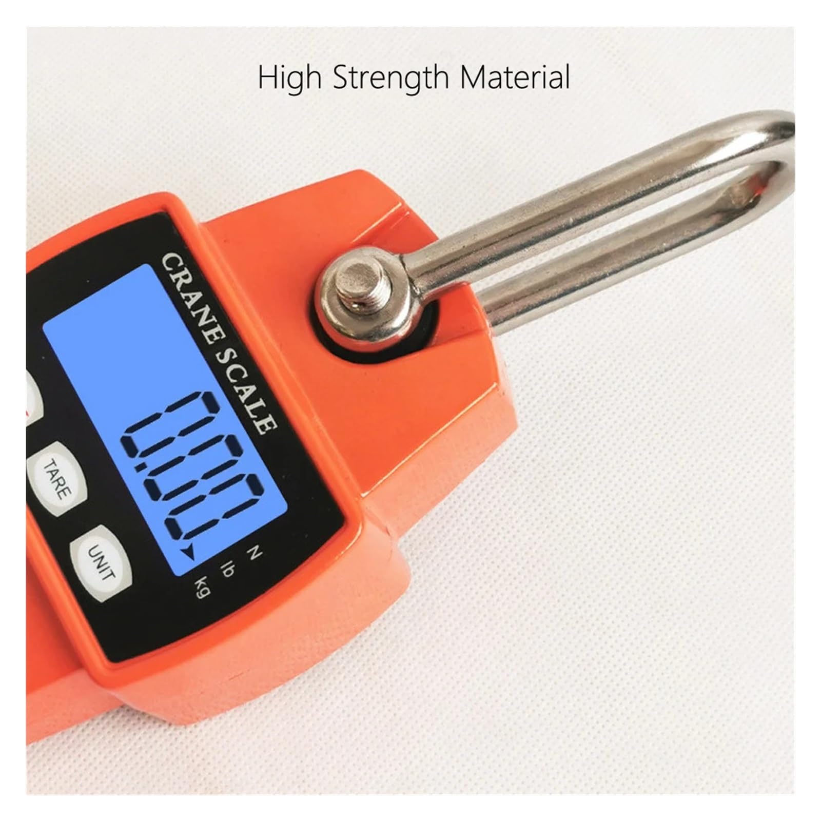 Báscula Electrónica Mini Colgante De 300KG/0,1 KG, Báscula De Pesaje Industrial Con Gancho Portátil, Conversión De Unidad N/lb/kg, 1 Ud.(Black)