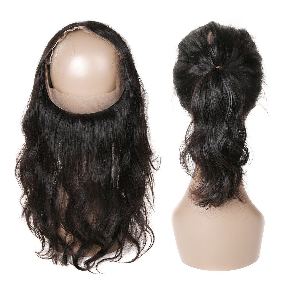 Brazilian Hair 360 Closure Body Wave 9A Grade Natural Color(18'')…