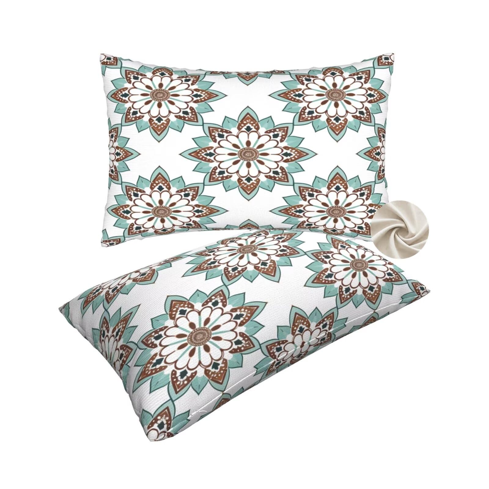 Housse de coussin 60x80 cm anti-poussière douce pour rénover vieux canapé