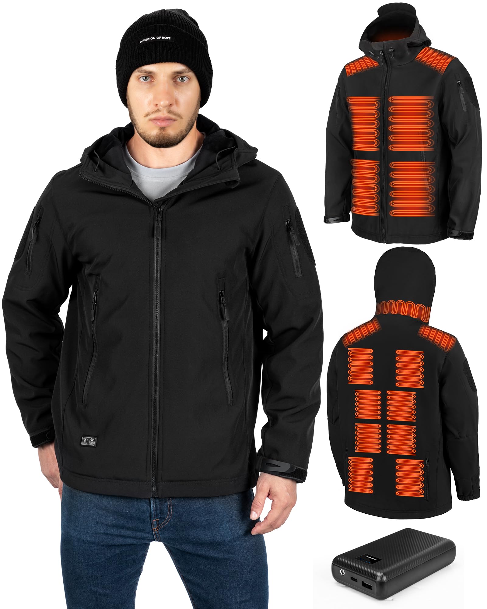 QOPOYU Men's Heated Jacket