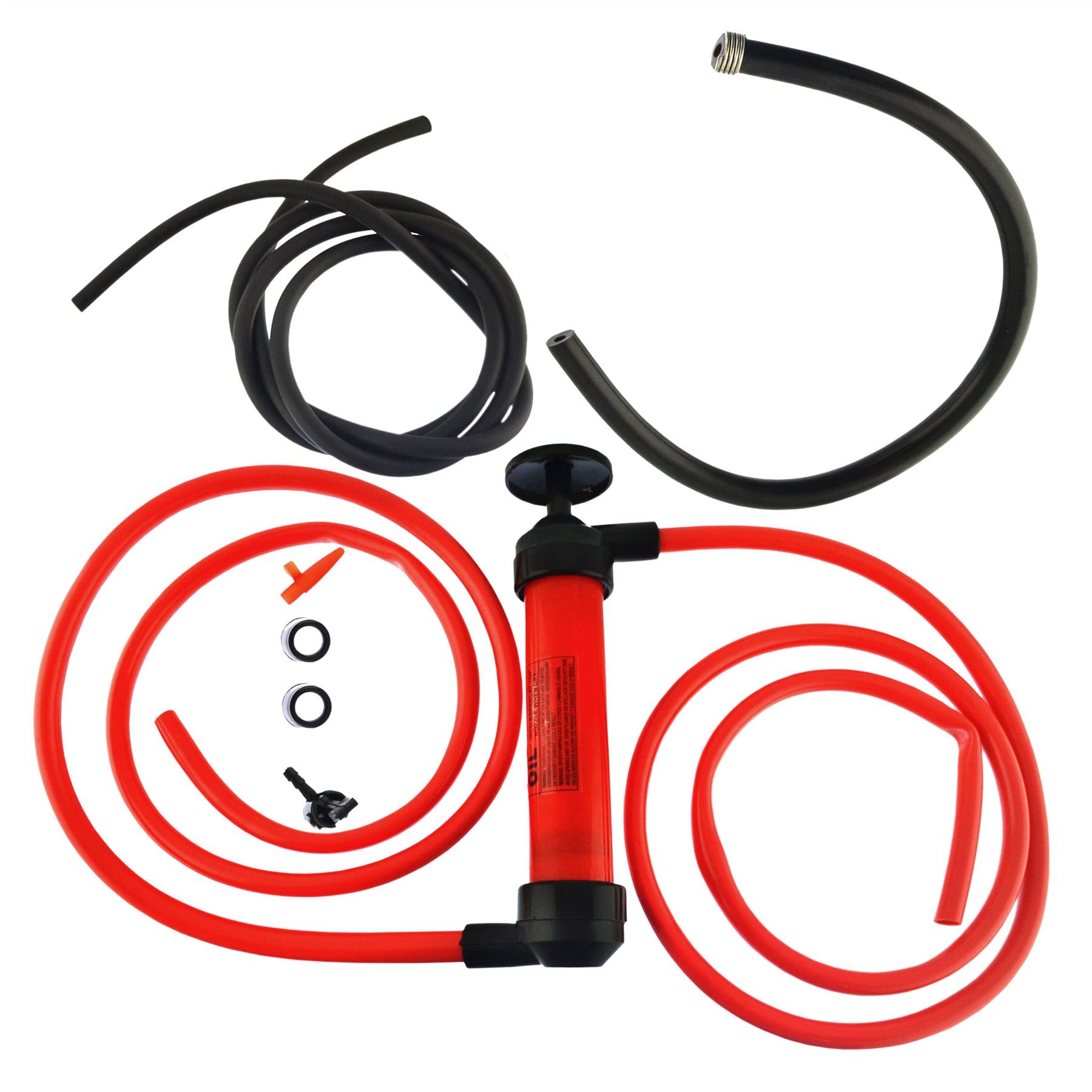 AB ToolsMulti-Use Hand Transfer Pump Fluid Extractor Fuel Oil Water Liquid