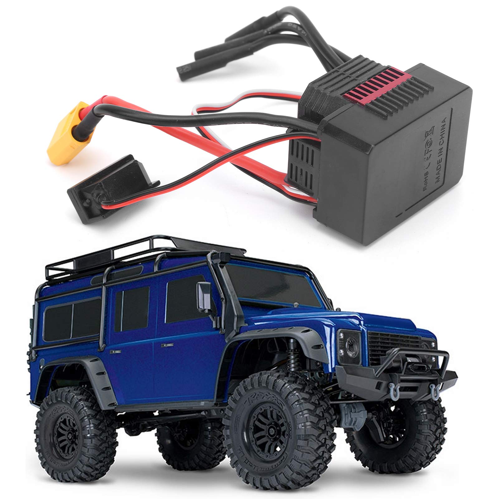 SURPASS‑HOBBY 80A Waterproof Brushless ESC with XT60 Plug for 1/10 1/8 RC