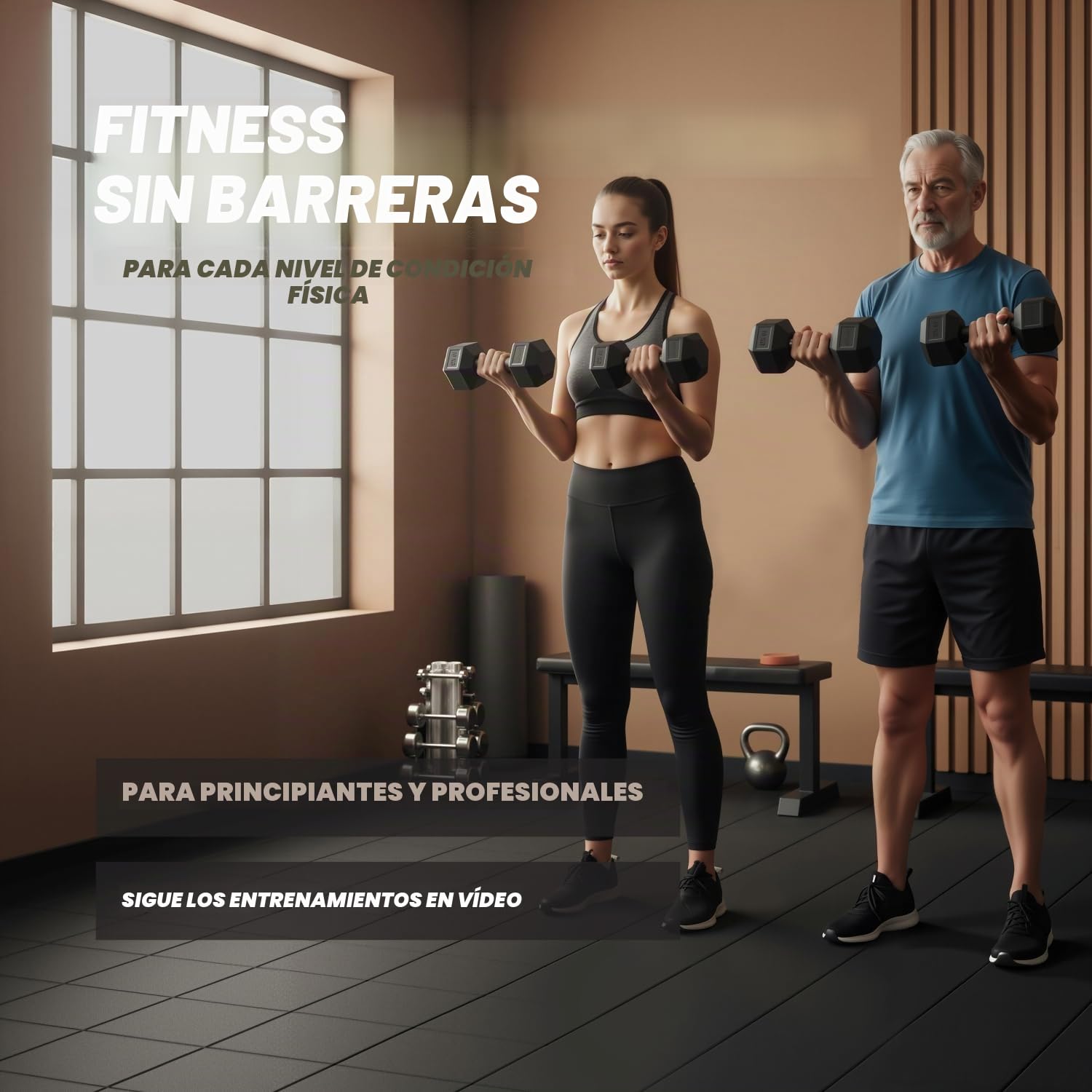 VirtuFit Hexa Pro - Mancuernas