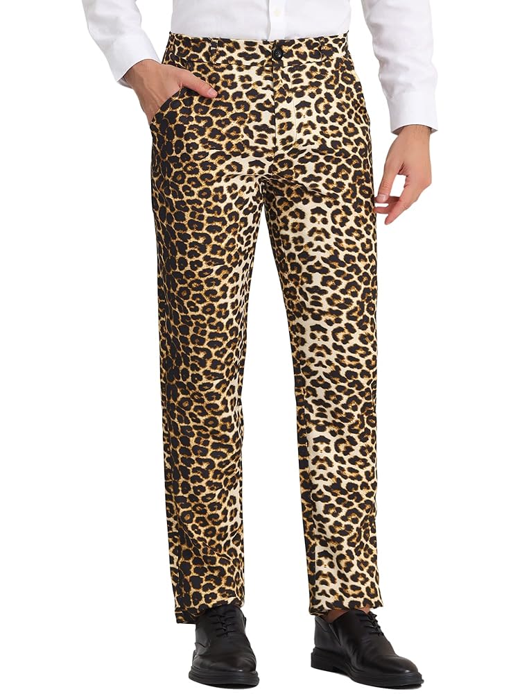 パンツ JOHN LAWRENCE SULLIVAN LEOPARD TROUSERS LEOPARD PRINT WIDE-LEG TROUSERS | White | .OBJECT CI Italy