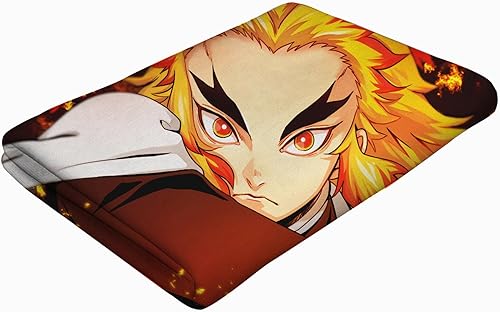 Miniatura 3 de Fire Hashira Rengoku Purgatory - Toallas de playa a prueba de arena, toallas de baño, toalla para niños, toalla de sauna, toalla de baño (2.2x55.1