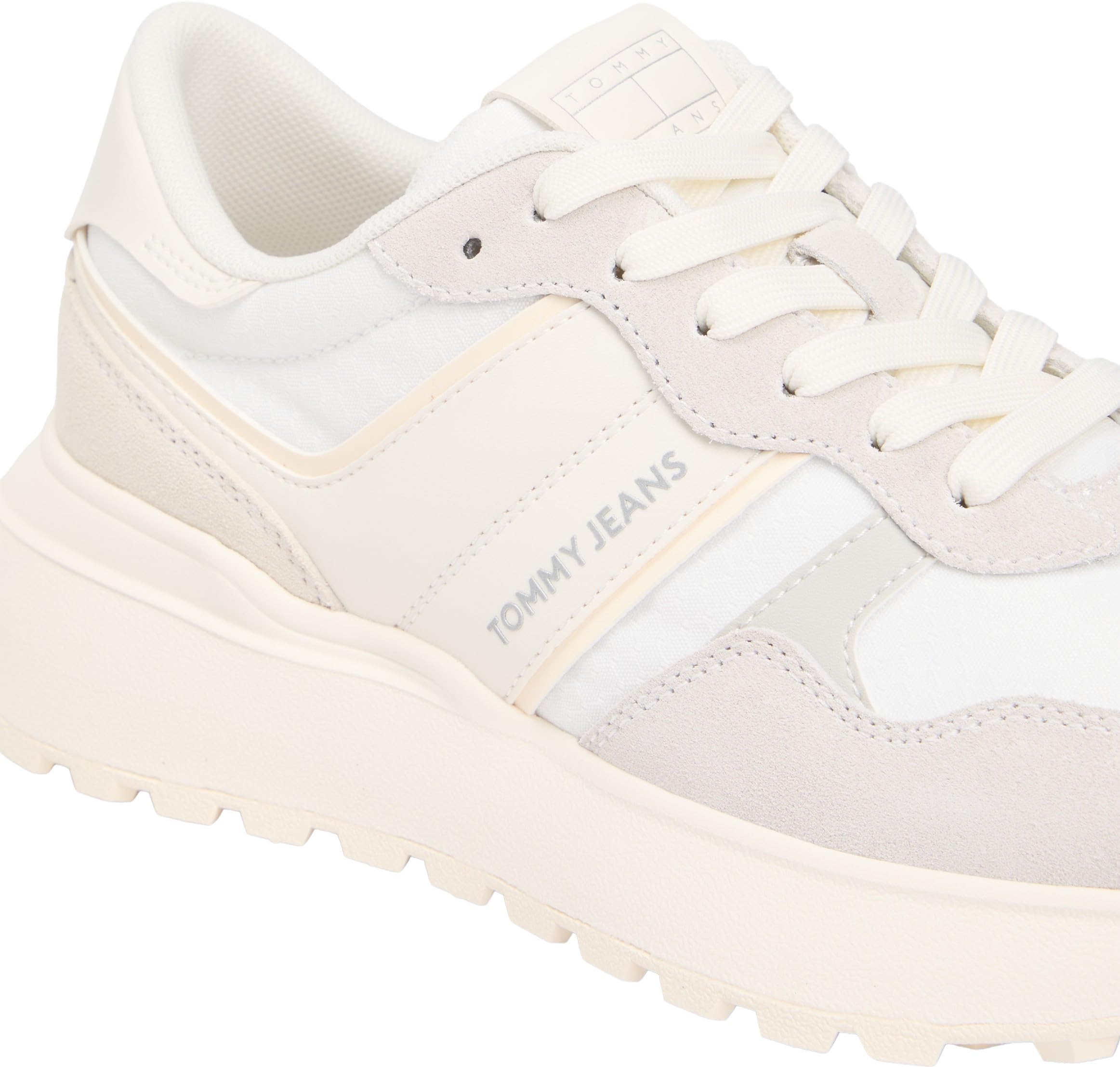 Tommy Jeans Tjw Cleated Runner Suede Mix En0en02921, Parte Superior Baja Mujer