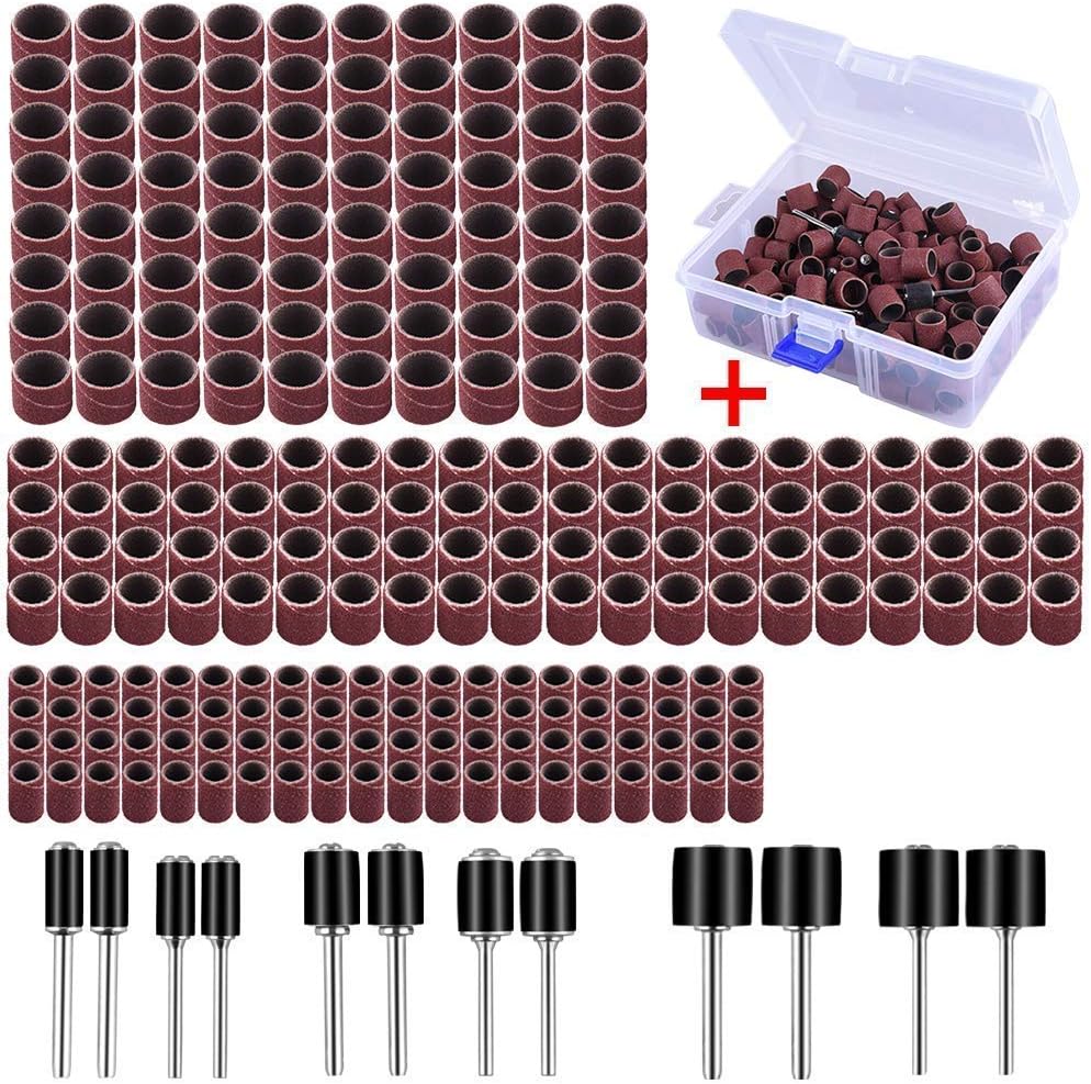 60 Schleif-Polierscheiben – 4 Körnungen (120–400), 25 Mm, Für Dremel & Rotationswerkzeuge – In Box