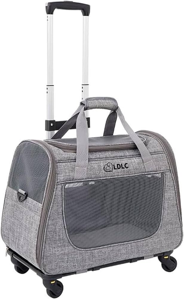 Amazon.co.jp: ペットキャリー キャスター付き 猫 犬 キャリーバッグ