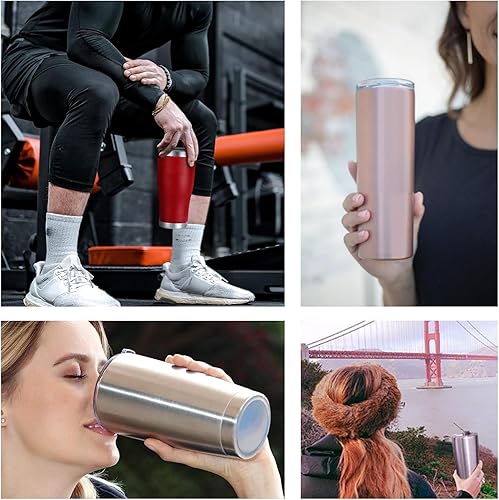 Miniatura 7 de NETRIWOW 2 tapas de vaso de repuesto de 20 onzas para YETI, fundas de repuesto a prueba de salpicaduras compatibles con Rambler, para Old Style