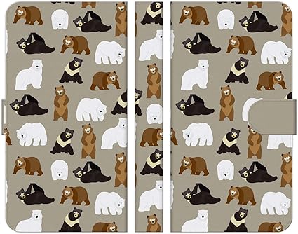 Amazon Co Jp Ruuu Huawei P10 Plus 手帳型 ケース カバー くま パターン B 熊 動物 どうぶつ 白熊 しろくま イラスト 冬 可愛い アニマル 北極 ゆるい かわいい グッズ 雑貨 家電 カメラ