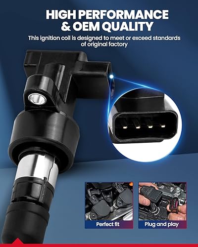 Miniatura 85 de KAX Bobina de encendido UF156 apta para Tacoma 1995 1996 1997 1998 1999 2000 2001 2002 2003 2004, 4Runner 1996-2002, Tundra 2000-2004, 1995-2004