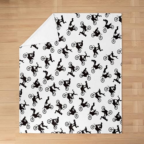 Vista 63 de Manta de cama de arte abstracto Grunge para niños, color verde azulado y naranja, manta de forro polar desordenada con pintura de óxido, manta Multi