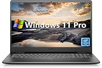 Vista 1 de Dell Inspiron 3000 - Laptop empresarial, pantalla HD de 15.6, procesador Intel Celeron N4020, Windows 11 Pro, 12 GB de RAM, 256 GB SSD, gráficos