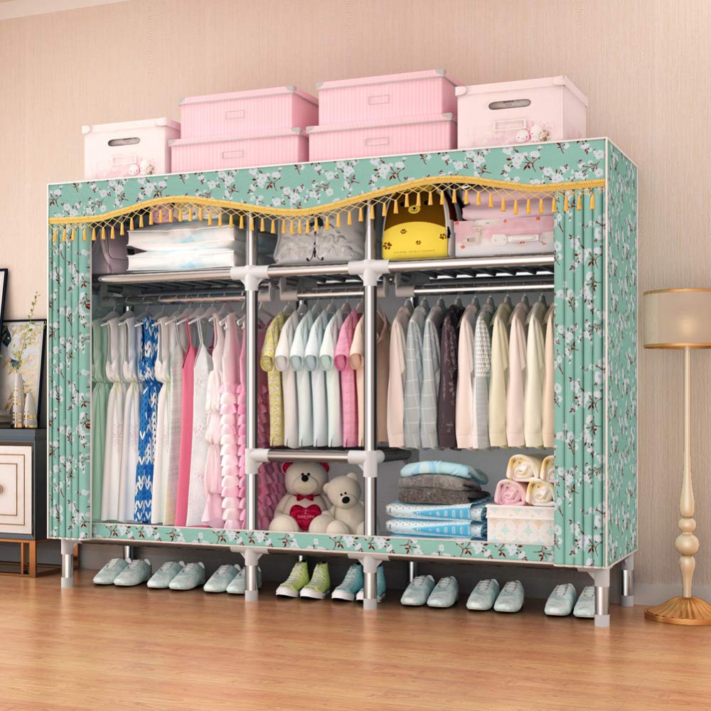 Armoire en toile et placard de rangement pliant pour résoudre le manque de place