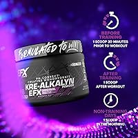 Vista 8 de EFX Sports Kre-Alkalyn EFX Powder Suplemento en polvo de monohidrato de creatina pH correcto Fuerza, crecimiento muscular y rendimiento 66