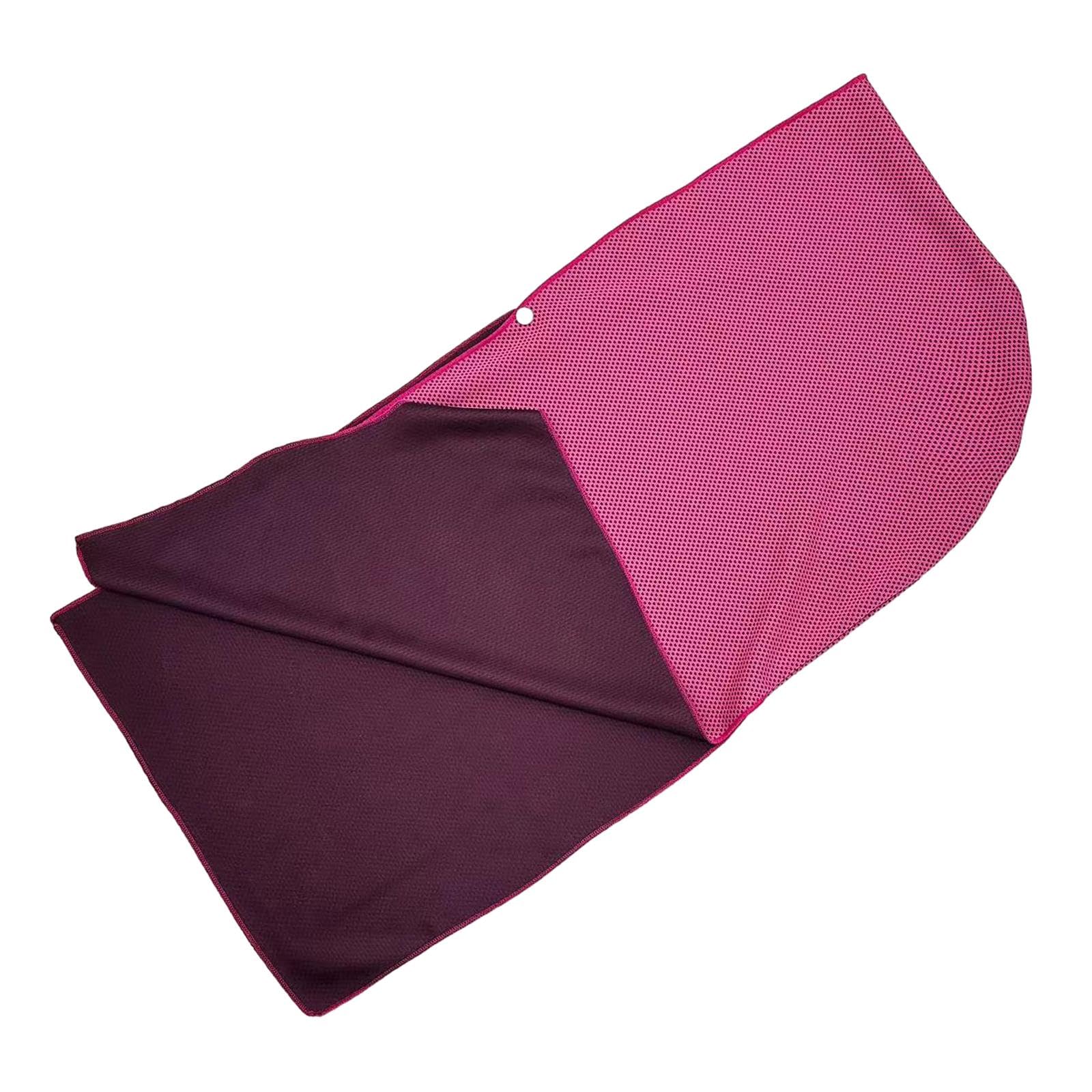 SECRET DESIRE Cooling Towel Neck Wrap Absorbent Sweat Towel for Hot Weather Sports Rose Red-image-12
