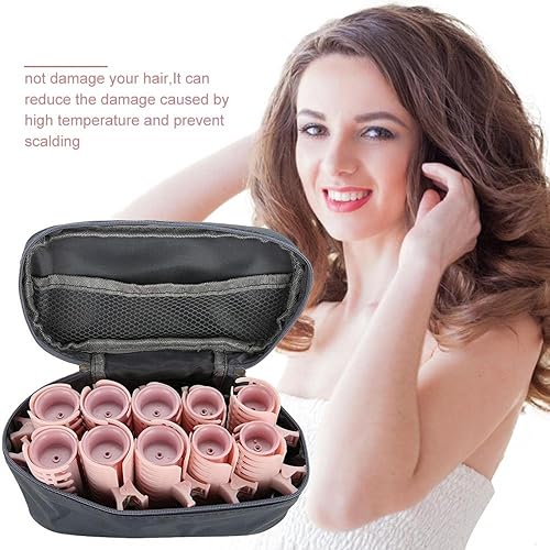 Miniatura 5 de Rodillo eléctrico con rodillo calentado, tubo para el cabello, rodillo eléctrico calentado para rizador, herramienta de peinado actualizaciones de