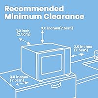 Vista 7 de COMFEE' CM-M093ARD - Horno microondas retro con 9 programas preestablecidos, cocción rápida de varias etapas, función de reinicio del plato