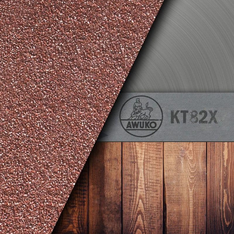 Awuko Gewebe-Schleifrolle KT82X für Holzboden-Bearbeitung | 200 mm Breite | 5 m Länge | Korn 40 | schweres, reißfester X-Schleifgewebe besonders geeignet für Parkettschleifmaschinen