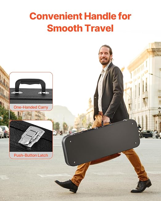 Funda para guitarra eléctrica VEVOR, tamaño 43.11 pulgadas, negro miniatura 5