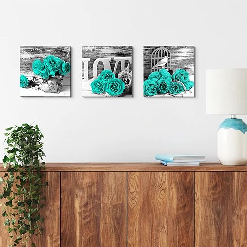 Miniatura 394 de Arte de pared de naturaleza con plantas verdes, decoración de pared de hojas botánicas tropicales, impresiones en lienzo para dormitorio, Hoja