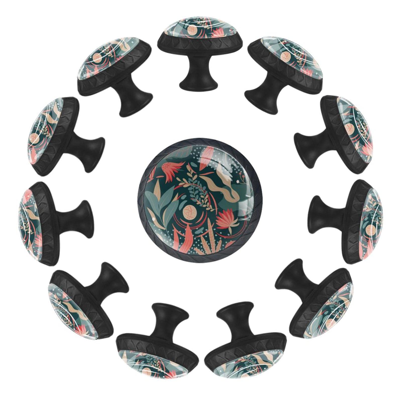 Boutons de meuble abstraits 35 mm Lot de 12 finitions haut de gamme pour commode