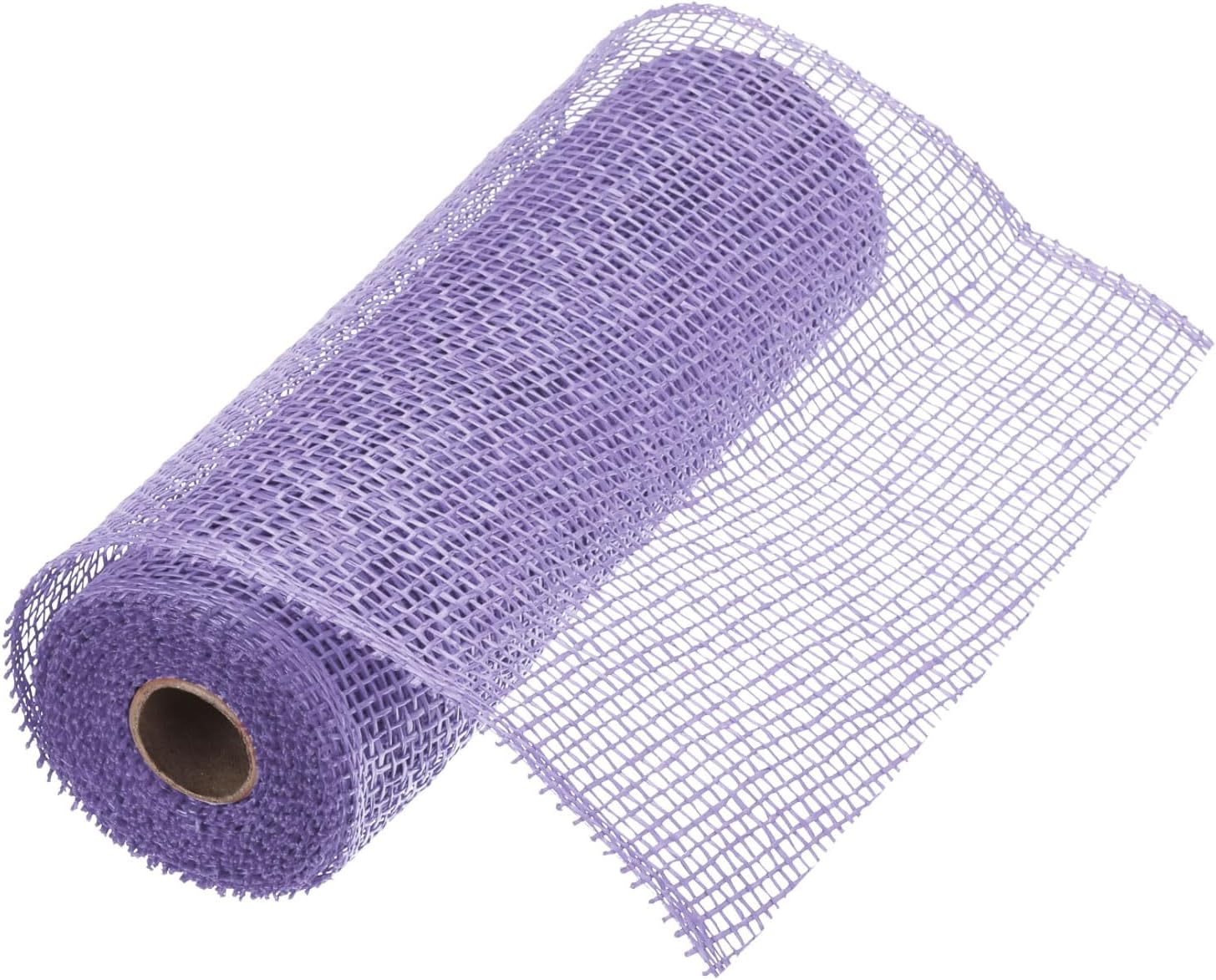 MECCANIXITY 10 Inch Poly Burlap Mesh for Wreath, Decorative Mesh Fabric Ribbon 10 Yard for Fall Easter Christmas Flower Bow, Army Green