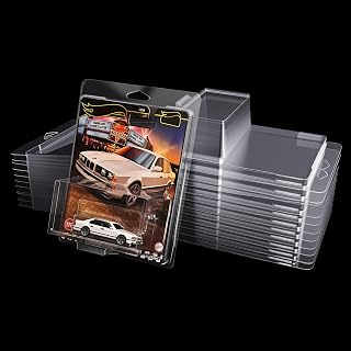 Protector case for Hot Wheels Premium-Clamshell Plastic Display Cases for 1:64 Scale Models, Crystal Clear UV-Resistant, Dust-Proof & Scratch-Resistant Plastic Storage Case with Secure Seal (20-Pack)