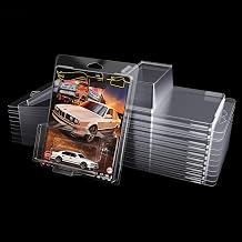 Hot Wheels Protector Case, Premium Clamshell Plastic Display Case for 164 Scale Model Crystal Clear UV Resistant Dustproof Scratchproof Plastic Storage Case with Secure Seal 20 Pack
