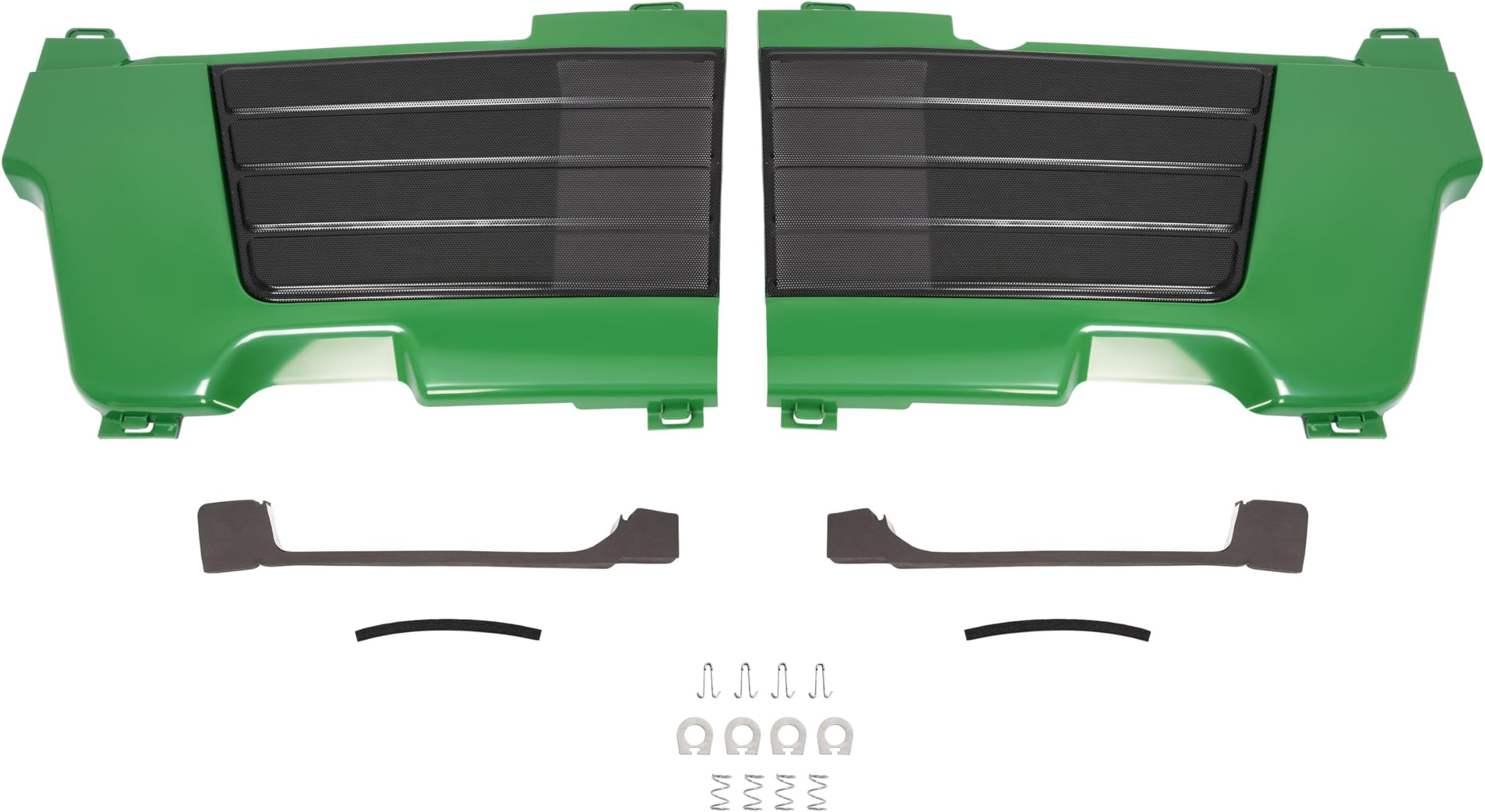 Side Panel & Grille Kit Compatible with John Deere 4200 4300 4400 Replacement for LVU10564 LVU10565 LVU10727 LVU10728 LVU10459 LVU10455 AM102018 w/Foam Panel Clip