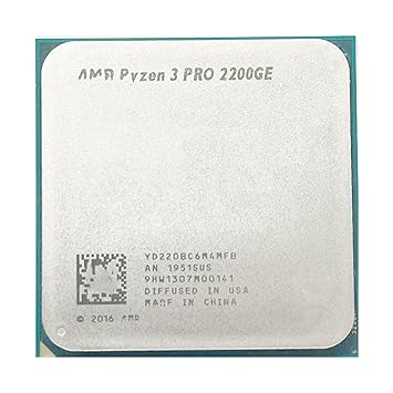 CPU Processor PRO 2200GE R3 PRO 2200GE 3.2 GHz Quad c 4MB 35W Desktop Socket AM4 YD220BC6M4MFB CPU Processor Good Performance, high Efficiency, Clear Picture