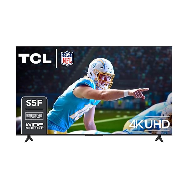 TCL 75-Inch Class S5 UHD 4K LED Smart TV with Fire TV (75S551F, 2024 Model), Dolby Vision and Atmos, HDR PRO+, Alexa Built-in with Voice Remote, Apple AirPlay 2 Compatibility, Streaming Television