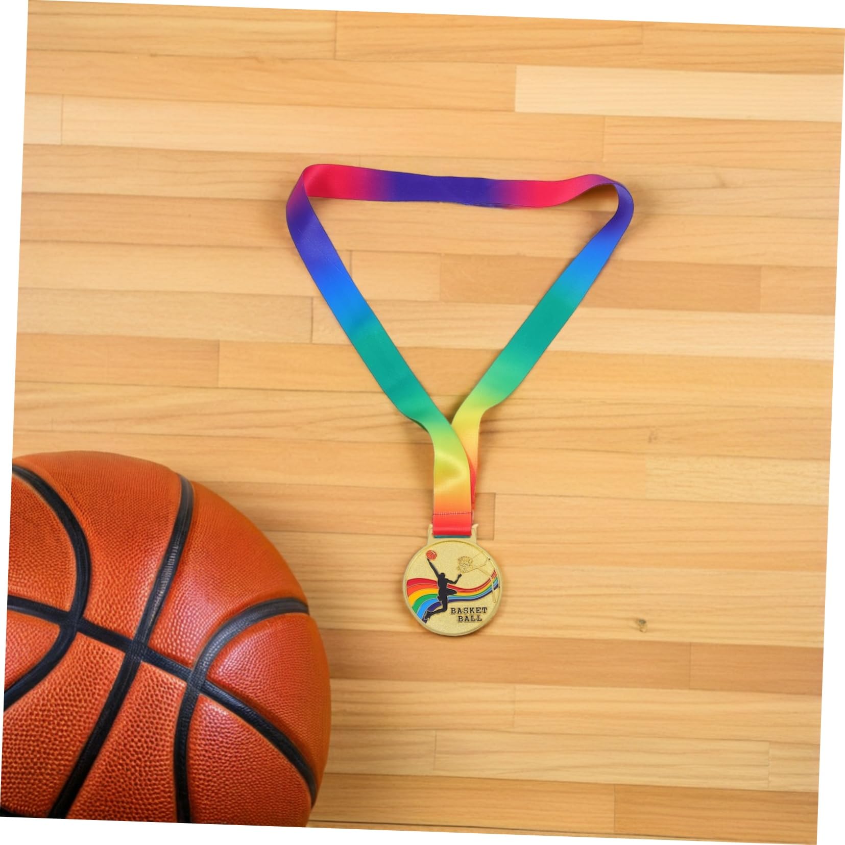 SUPVOX 4pezzi Medaglie da Basket in Metallo con al per Premi Sportivi Tornei Scolastici e Competizioni Squadre per Ragazzo e Appassionati