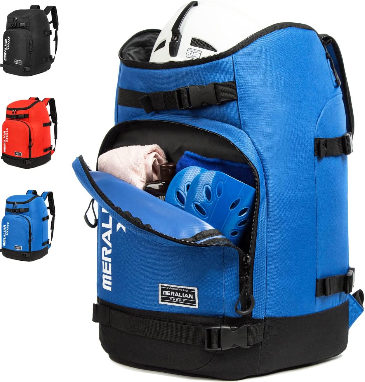 MERALIAN Ski Boot Bag 50L Ski Boot Travel Backpack Waterproof