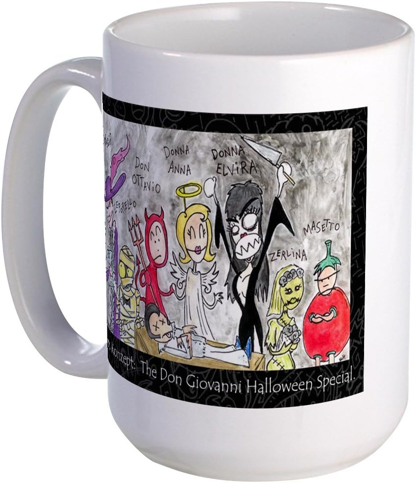CafePress Don Giovanni Halloween Large Mug 15 oz (444 ml) Ceramic Coffee Mug